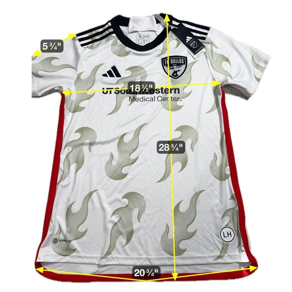Adidas MLS FC Dallas Away 23 Soccer Football Jersey Women’s Medium IJ5457 NEW - Picture 2 of 9